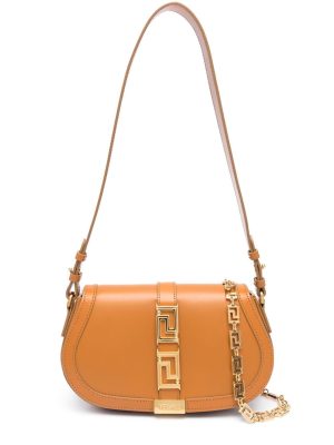 Versace Greca Goddess leather shoulder bag