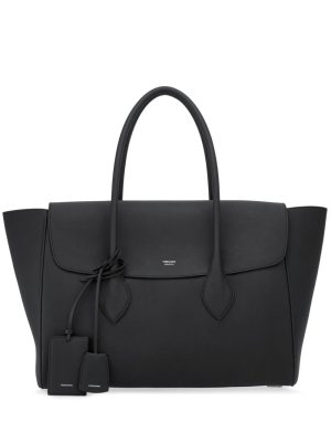 Ferragamo logo-stamp leather tote bag