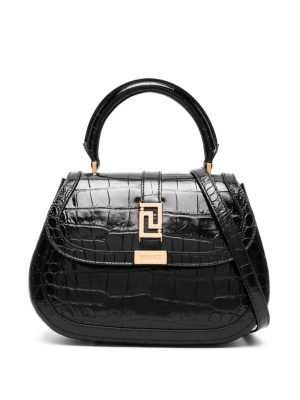 Versace Greca Goddess leather tote bag