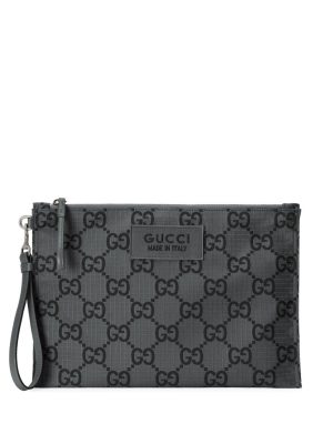 Gucci GG recycled polyester clutch