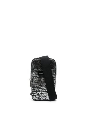 Alexander McQueen leather messenger bag