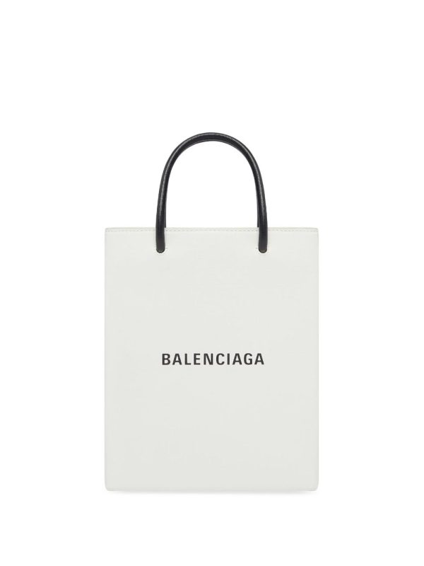 Balenciaga logo-print tote bag