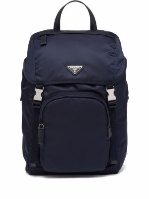 Prada Re-Nylon triangle logo backpack