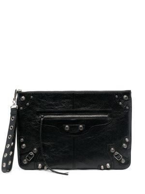 Balenciaga Le Cagole leather clutch bag