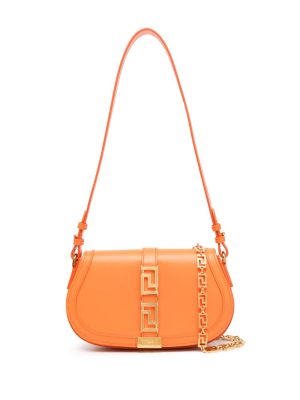 Versace Greca Goddess leather shoulder bag