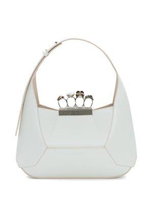 Alexander McQueen Jewelled Hobo leather tote bag
