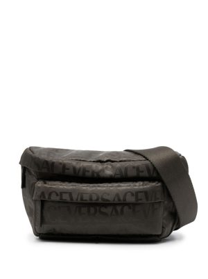 Versace logo-print zipped belt bag