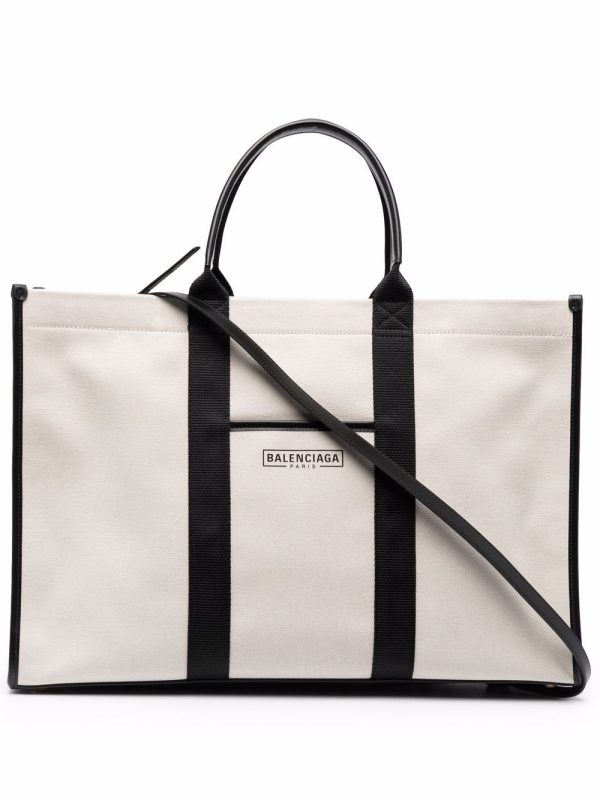 Balenciaga two-tone organic cotton tote