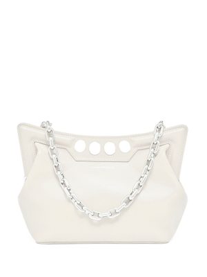 Alexander McQueen The Peak curved mini bag