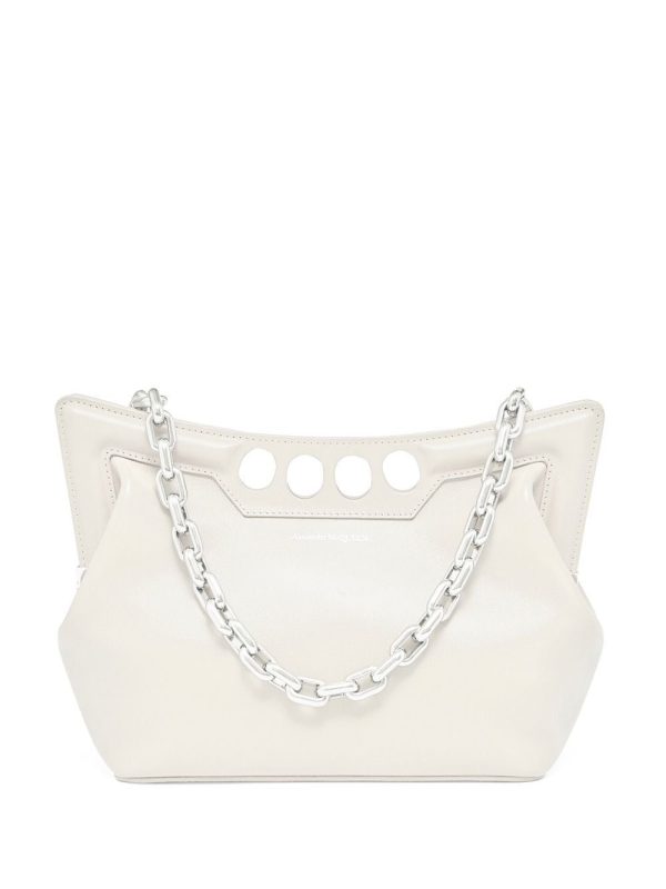Alexander McQueen The Peak curved mini bag