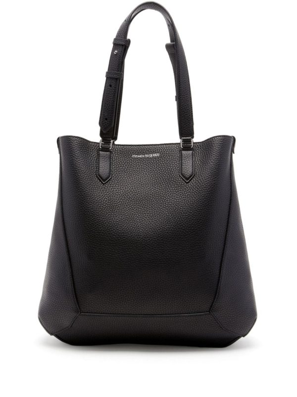 Alexander McQueen medium The Edge leather tote bag
