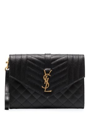 Saint Laurent Monogram envelope clutch bag