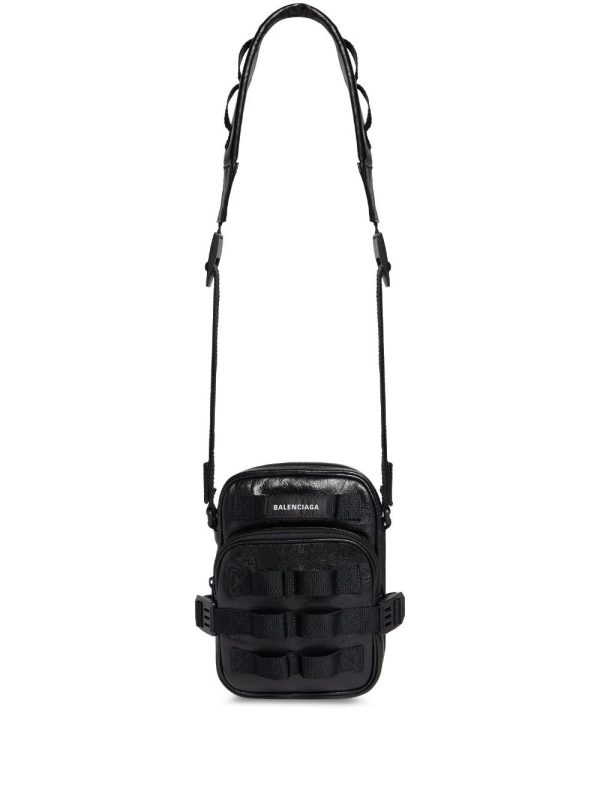 Balenciaga Army leather messenger bag