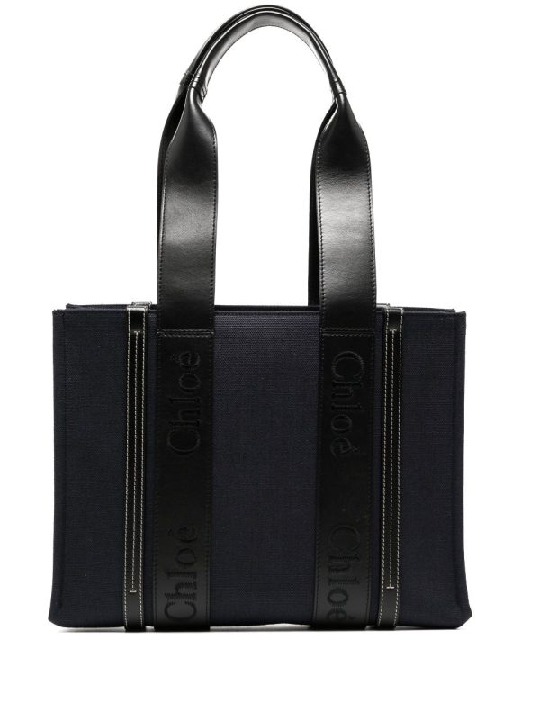Chloé Woody denim tote bag