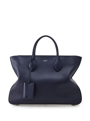 Ferragamo logo-stamp leather tote bag