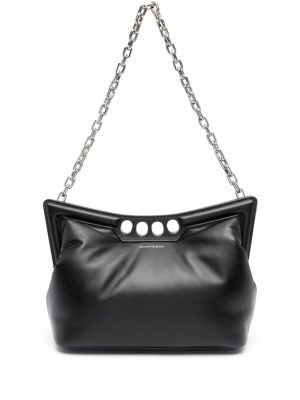 Alexander McQueen The Grip leather shoulder bag