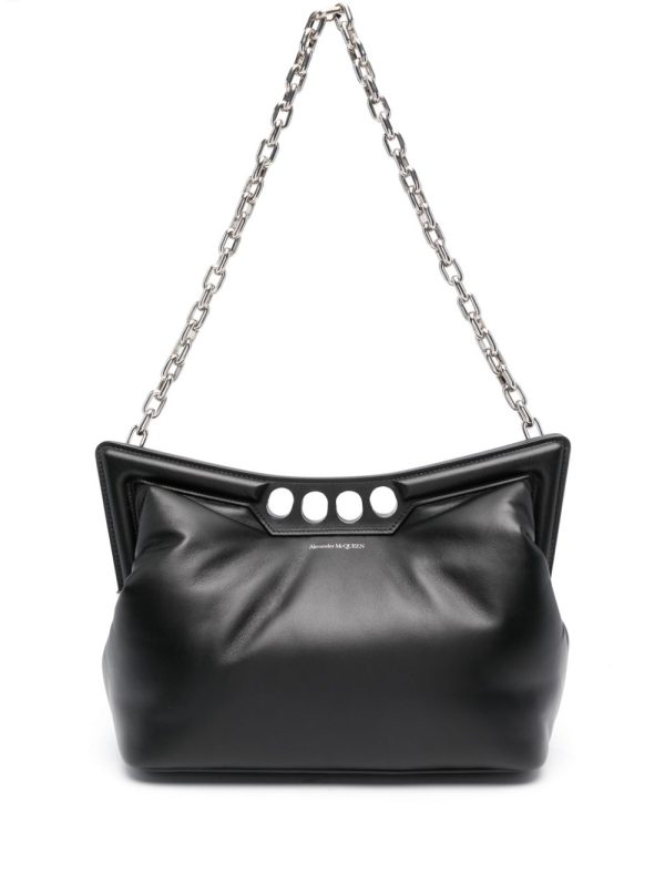 Alexander McQueen The Grip leather shoulder bag