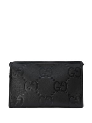 Gucci Jumbo GG leather pouch