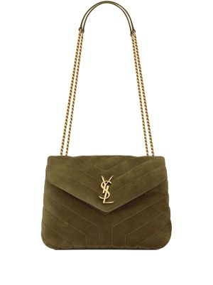 Saint Laurent small Loulou quilted suede shoulder bag
