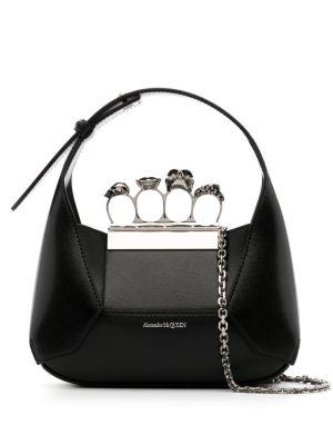Alexander McQueen Mini Jewelled leather bag