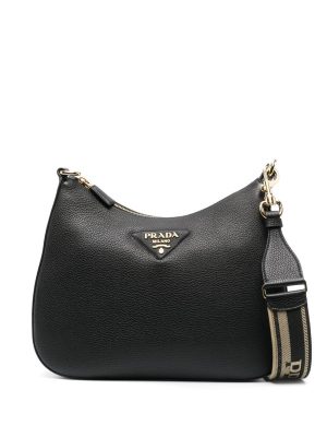 Prada triangle-logo shoulder bag