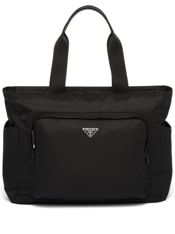 Prada Saffiano leather recycled tote bag
