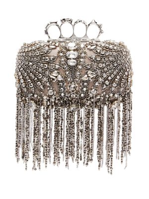 Alexander McQueen Knuckle Victorian Jewel clutch