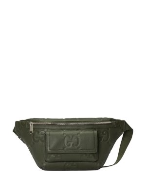 Gucci Jumbo GG monogram-embossed belt bag
