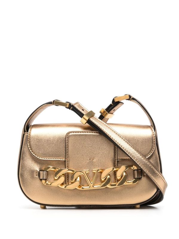 Valentino Garavani VLogo Chain leather shoulder bag