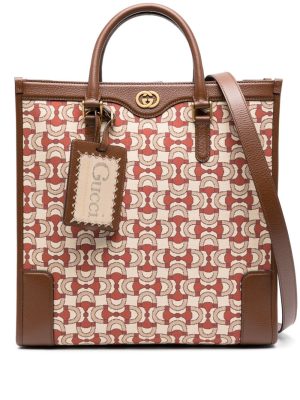 Gucci Interlocking G Horsebit jacquard tote bag