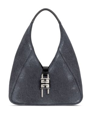 Givenchy mini G-Lock denim shoulder bag