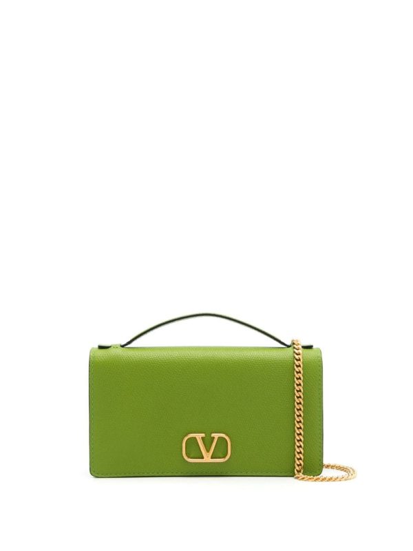 Valentino Garavani VLogo Signature leather wallet-on-chain