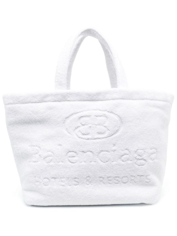 Balenciaga Jumbo logo-debossed tote bag