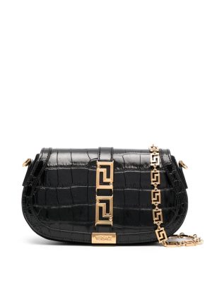 Versace Greca Goddess leather shoulder bag