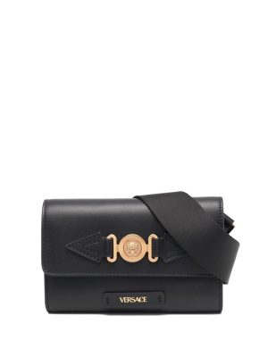 Versace Medusa head leather bag