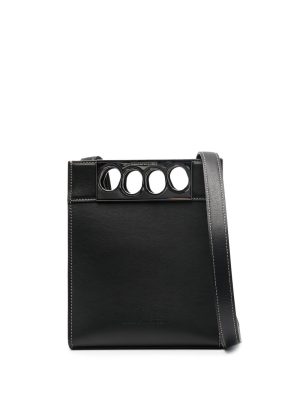 Alexander McQueen The Grip leather messenger bag