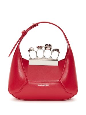 Alexander McQueen The Jewelled leather mini bag