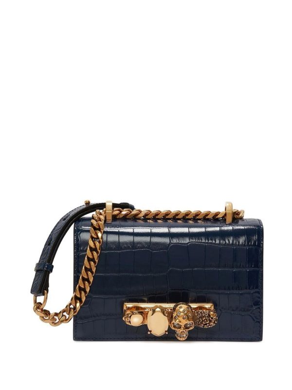 Alexander McQueen embellished-mini bag
