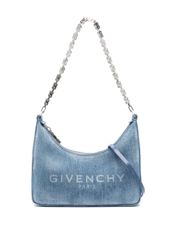 Givenchy Moon Cut-out denim shoulder bag