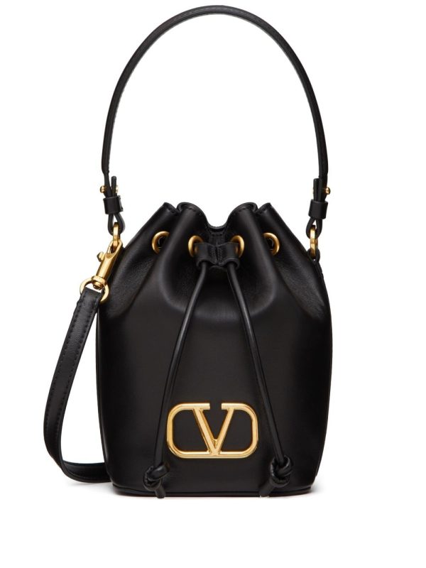 Valentino Garavani mini VLogo Signature leather bucket bag