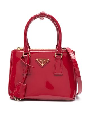 Prada Galleria patent leather tote bag