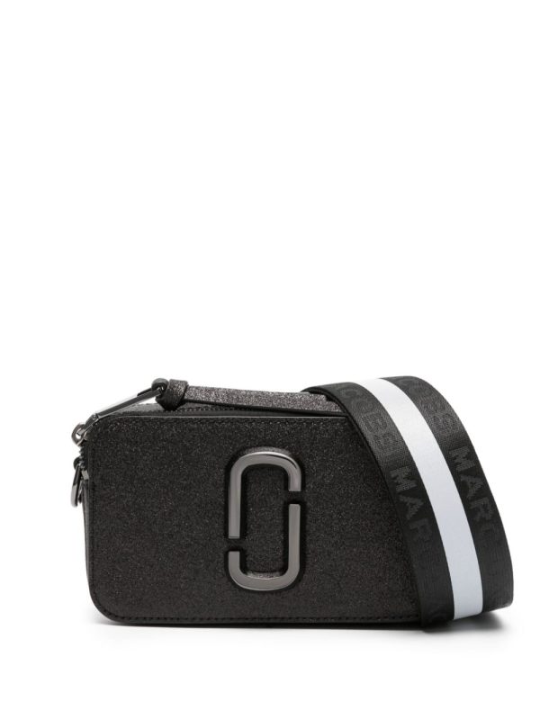 Marc Jacobs The Metallic Glitter Snapshot camera bag