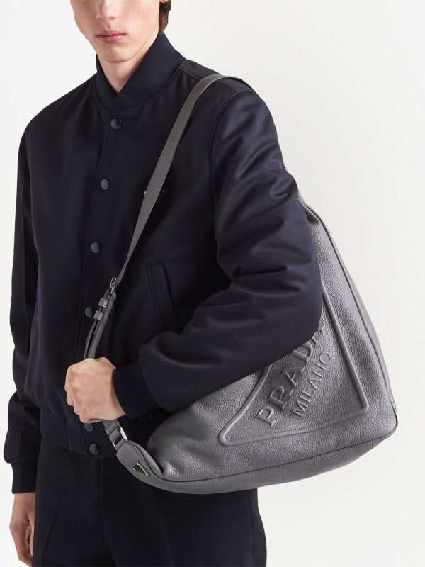 Prada Triangle leather messenger bag - Image 2
