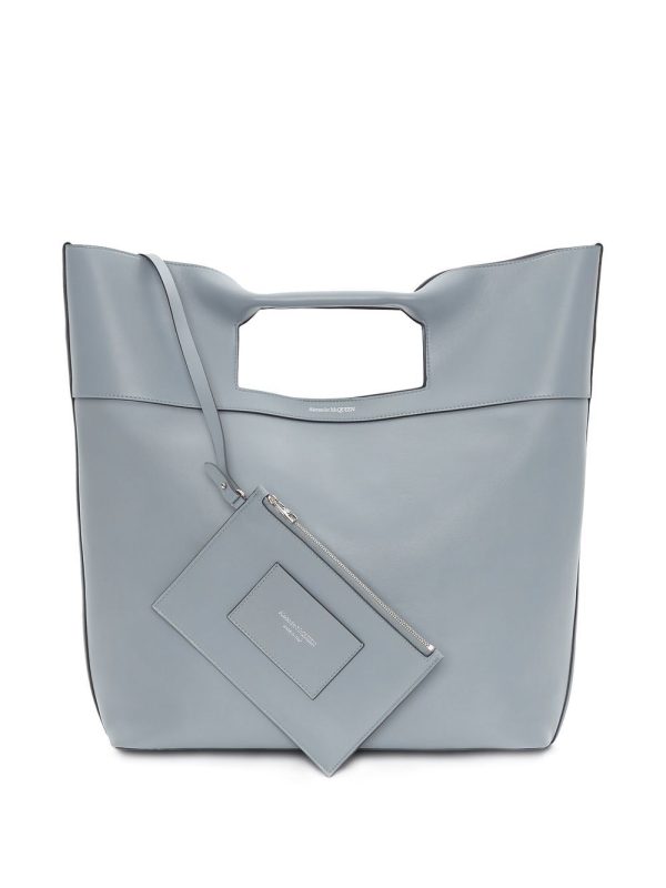 Alexander McQueen The Square leather tote - Image 2