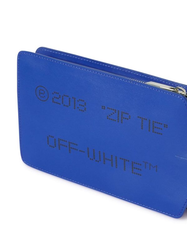 Off-White medium Zip Tie clutch bag - Image 2