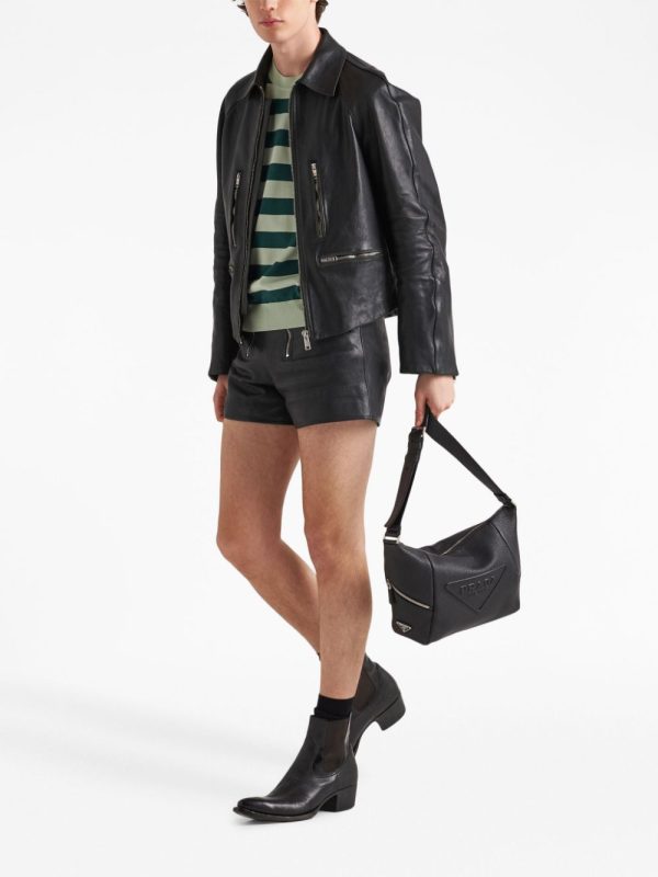 Prada debossed-logo shoulder bag - Image 2