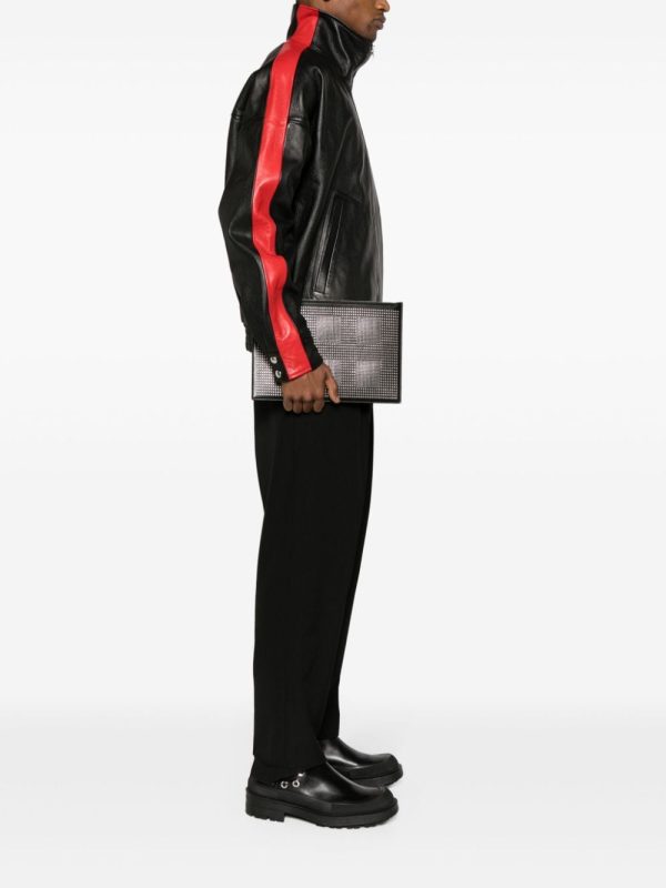 Alexander McQueen studed leather clutch bag - Image 2