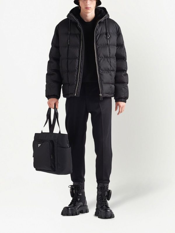 Prada Saffiano leather recycled tote bag - Image 2
