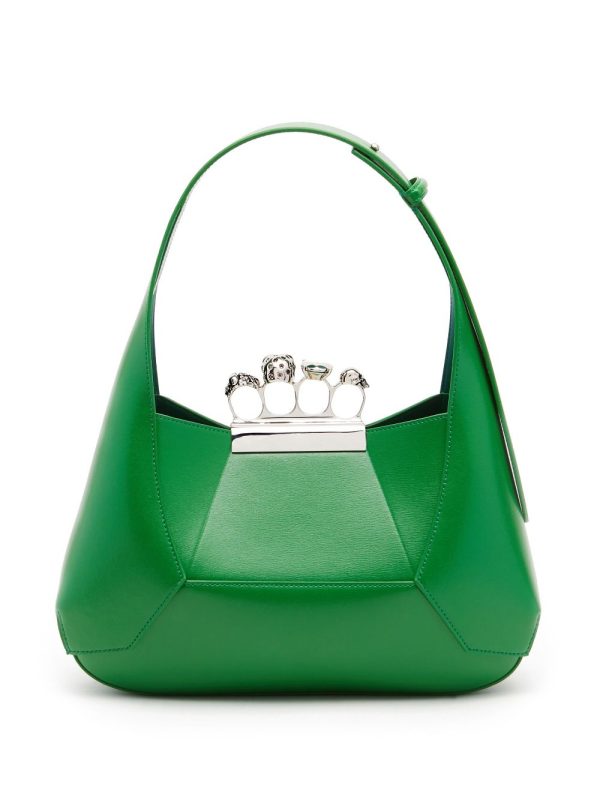 Alexander McQueen The Jewelled Hobo leather shoulder bag - Image 2