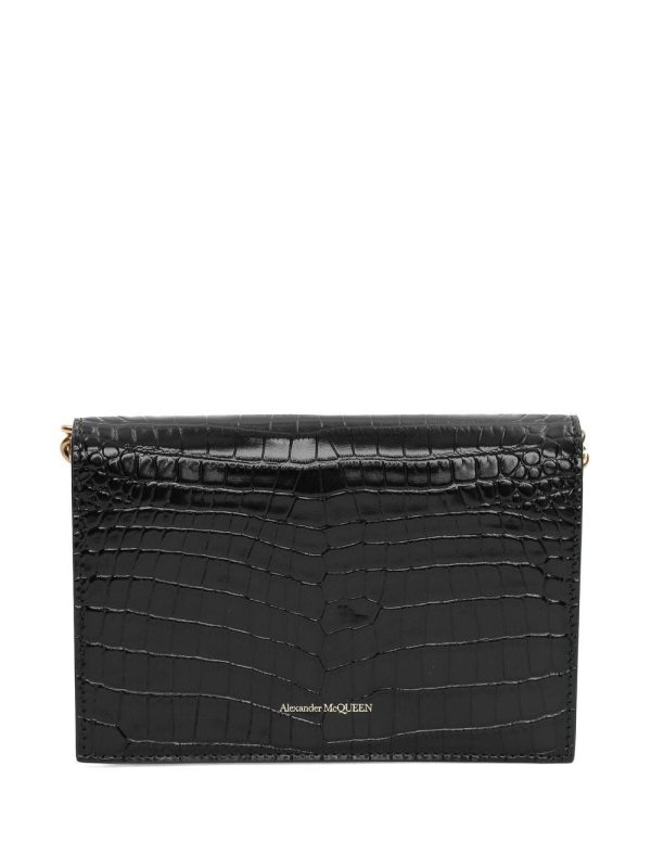 Alexander McQueen Skull crocodile-embossed tote bag - Image 2